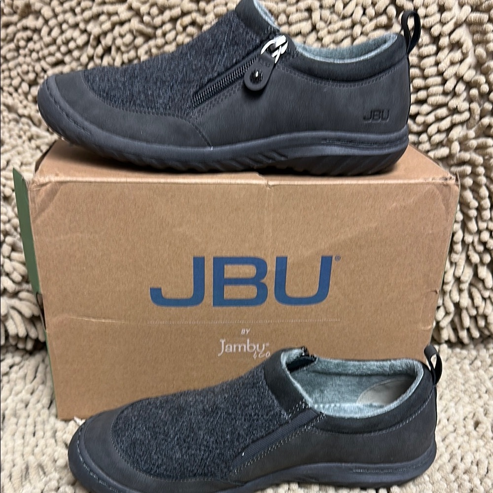 JBU women Gray Casual Shoes
